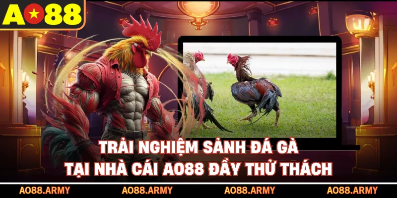 Trải nghiệm sảnh đá gà tại nhà cái AO88 đầy thử thách